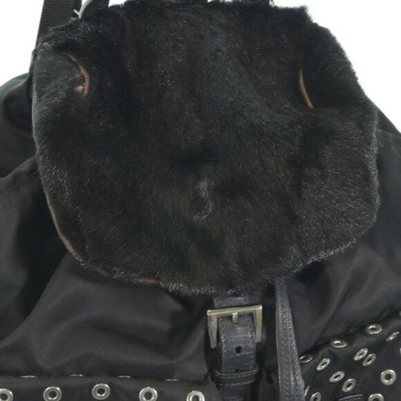 Prada Backpack Nylon Black main image 6
